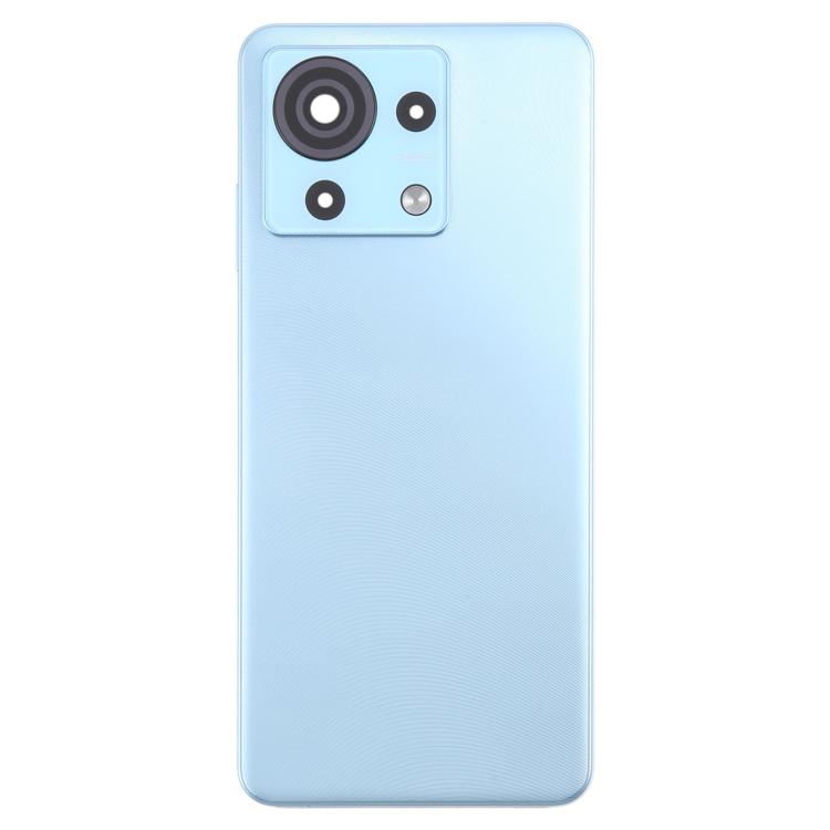 For ZTE Blade V50 Vita Battery Back Cover with Camera Lens Cover(Blue) - For ZTE by PMC TechLife | Online Shopping South Africa | PMC TechLife | Buy Now Pay Later Mobicred