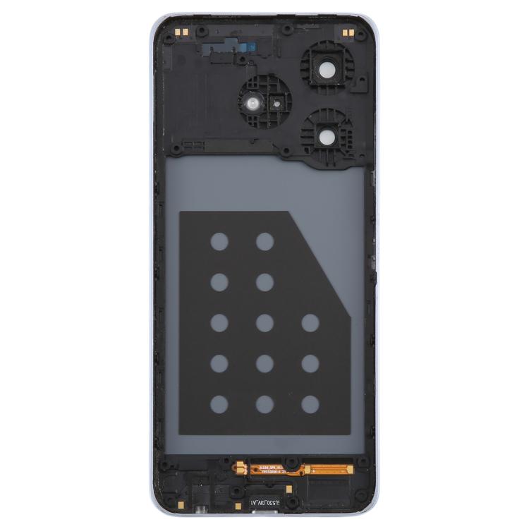 For ZTE Blade V60 Design Z2350 Glass Battery Back Cover with Middle Frame / Camera Lens Cover(Gold) - For ZTE by PMC TechLife | Online Shopping South Africa | PMC TechLife | Buy Now Pay Later Mobicred