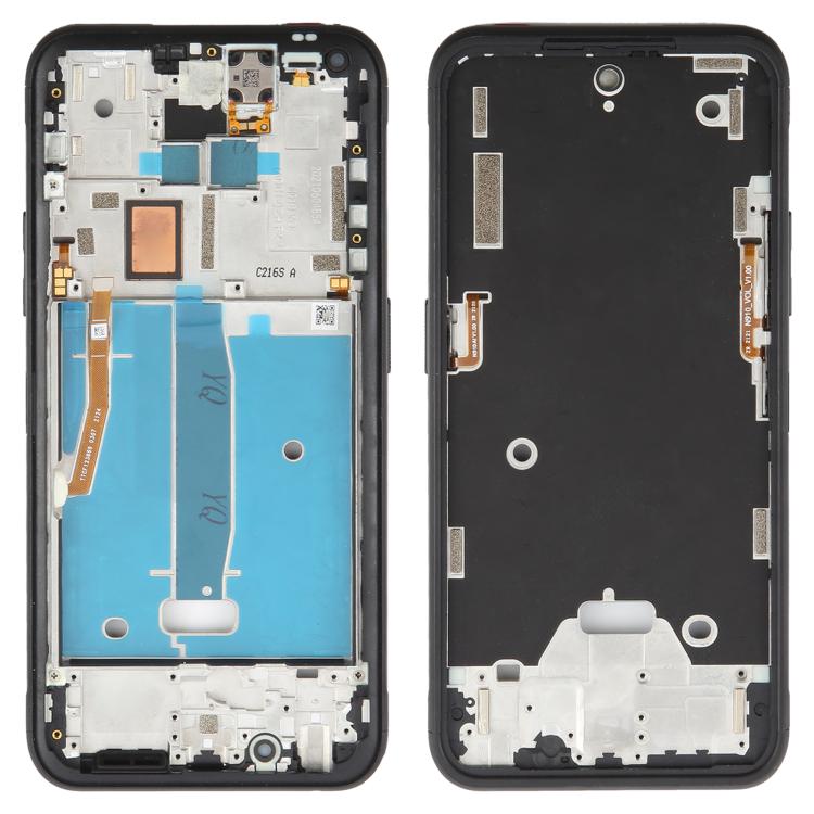 For Nokia XR20 Original Front Housing LCD Frame Bezel Plate (Black) - Full Housing Cover by PMC TechLife | Online Shopping South Africa | PMC TechLife | Buy Now Pay Later Mobicred