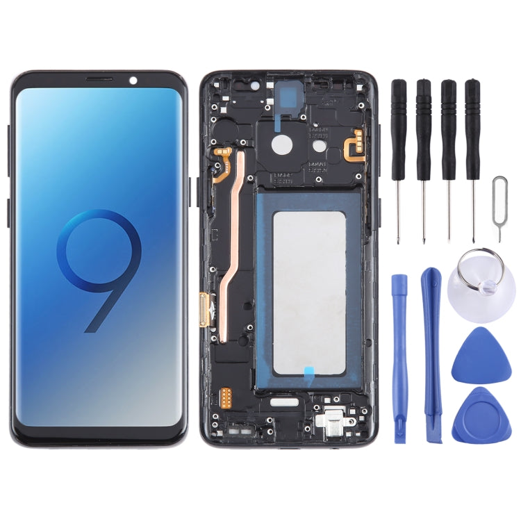 For Samsung Galaxy S9 SM-G960 TFT LCD Screen Digitizer Full Assembly with Frame (Black) - free shipping - PMc TechLife - Order now!