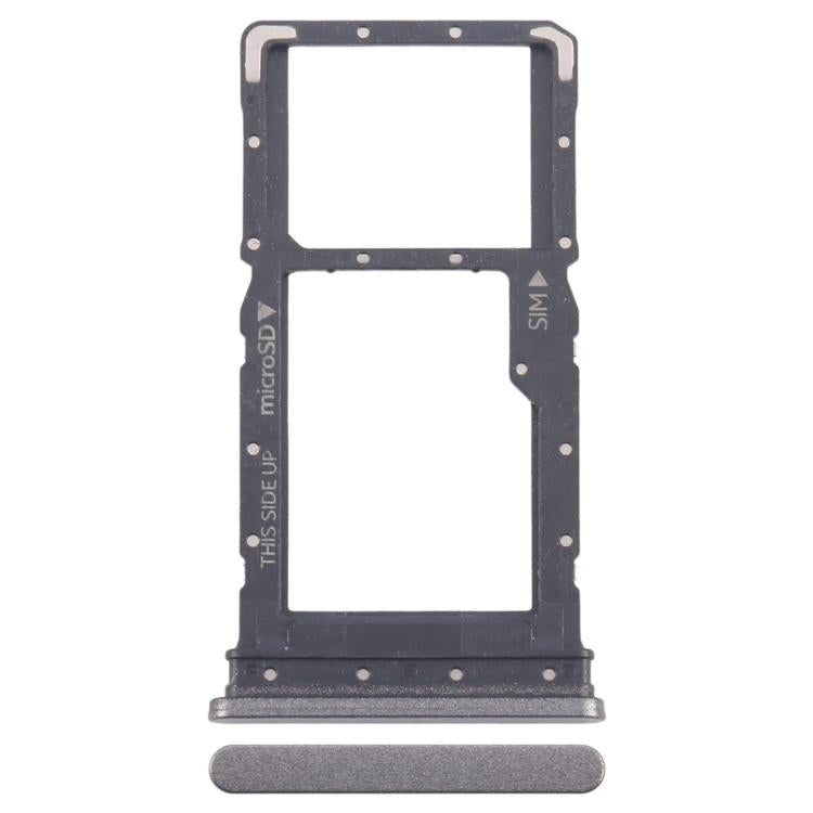 For Nokia C110 Original SIM Card Tray + Micro SD Card Tray (Black) - Card Tray by PMc TechLife | Online Shopping South Africa | PMc TechLife | Buy Now Pay Later Mobicred