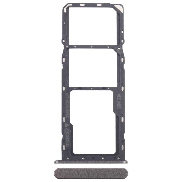 For Nokia C32 Original SIM Card Tray + SIM Card Tray + Micro SD Card Tray (Black) - Card Tray by PMc TechLife | Online Shopping South Africa | PMc TechLife | Buy Now Pay Later Mobicred