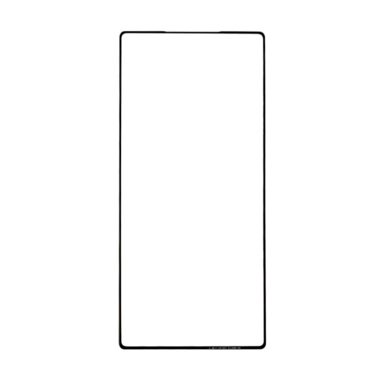 For ZTE Nubia Z70 Ultra NX733J NX736J Front Screen Outer Glass Lens with OCA Optically Clear Adhesive (Black) - For ZTE by PMc TechLife | Online Shopping South Africa | PMc TechLife | Buy Now Pay Later Mobicred