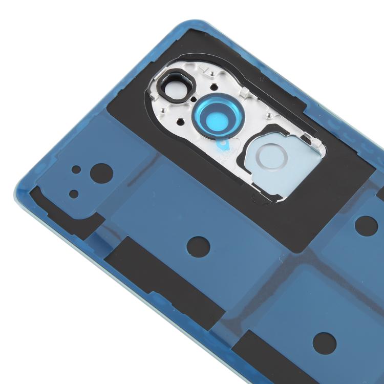 For vivo V40 Battery Back Cover with Camera Lens Cover(Blue) - Back Cover by PMC TechLife | Online Shopping South Africa | PMC TechLife | Buy Now Pay Later Mobicred