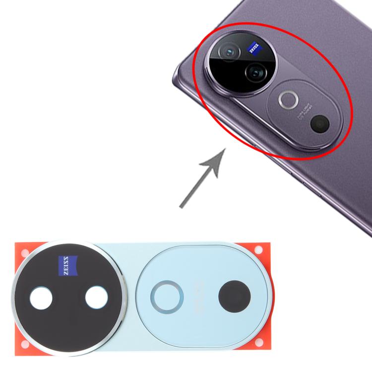 For vivo V40 Original Rear Camera Lens Cover (Blue) - Camera Parts by PMc TechLife | Online Shopping South Africa | PMc TechLife | Buy Now Pay Later Mobicred