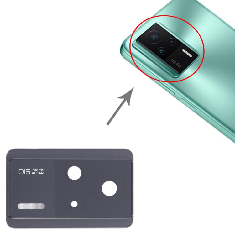 For Xiaomi Redmi K60E Original Rear Camera Lens Cover (Black) - Camera by PMc TechLife | Online Shopping South Africa | PMc TechLife | Buy Now Pay Later Mobicred