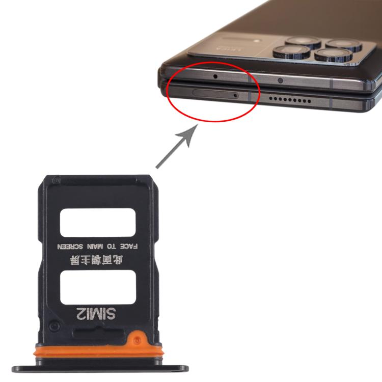 For Xiaomi Mix Fold 3 Original SIM Card Tray + SIM Card Tray (Black) - Card Tray by PMc TechLife | Online Shopping South Africa | PMc TechLife | Buy Now Pay Later Mobicred