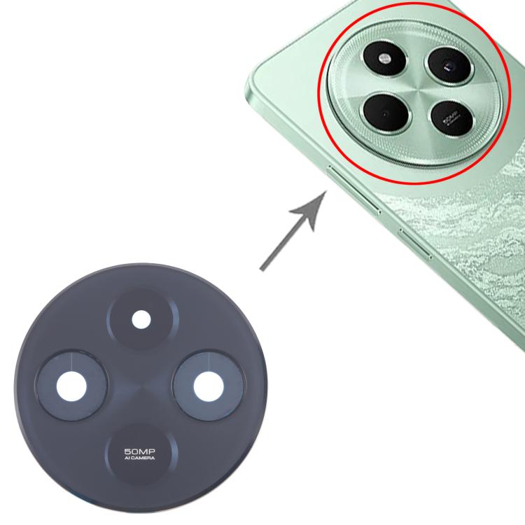 For Xiaomi Poco C75 4G Original Rear Camera Lens Cover (Black) - Camera by PMc TechLife | Online Shopping South Africa | PMc TechLife | Buy Now Pay Later Mobicred