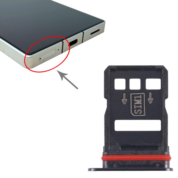 For ZTE nubia RedMagic 8 Pro+ SIM Card Tray + SIM Card Tray (Black) - For ZTE by PMc TechLife | Online Shopping South Africa | PMc TechLife | Buy Now Pay Later Mobicred