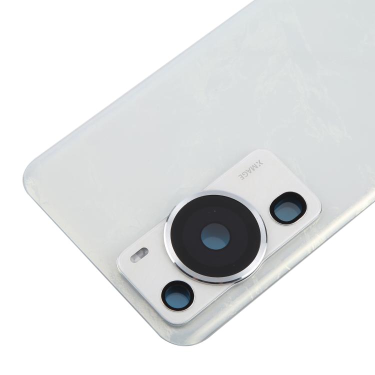 For Huawei P60 Pro Battery Back Cover with Camera Lens Cover(White) - free shipping - PMc TechLife - Order now!