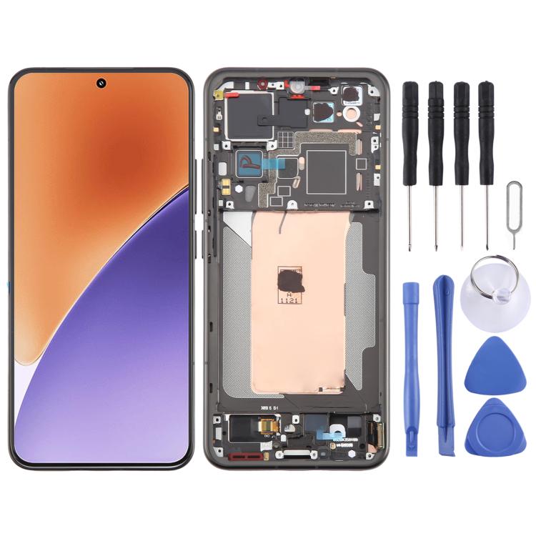 For Xiaomi 15 AMOLED Original LCD Screen Digitizer Full Assembly with Frame (Frosted Black) - LCD Screen by PMc TechLife | Online Shopping South Africa | PMc TechLife | Buy Now Pay Later Mobicred