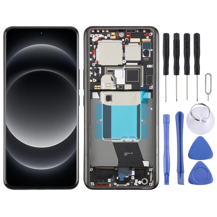For Xiaomi 14 Ultra AMOLED Original LCD Screen Digitizer Full Assembly with Frame (Black) - LCD Screen by PMc TechLife | Online Shopping South Africa | PMc TechLife | Buy Now Pay Later Mobicred