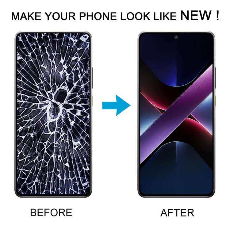 For Xiaomi Poco X7 Pro AMOLED Original LCD Screen Digitizer Full Assembly with Frame (Blue) - LCD Screen by PMc TechLife | Online Shopping South Africa | PMc TechLife | Buy Now Pay Later Mobicred