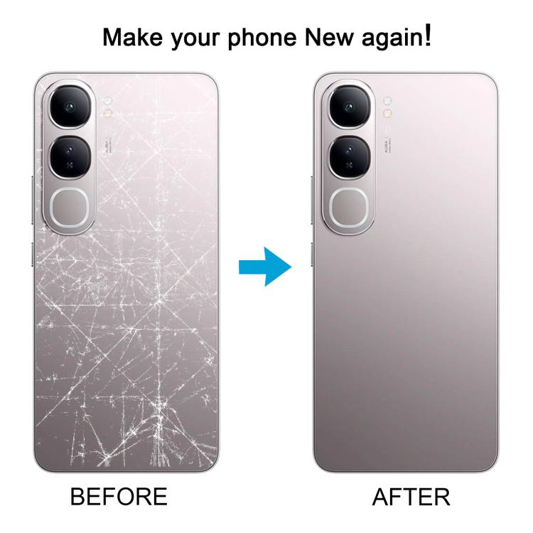 For vivo V40 Lite 5G IDN Version Original Battery Back Cover with Camera Lens Cover(Purple) - Back Cover by PMc TechLife | Online Shopping South Africa | PMc TechLife | Buy Now Pay Later Mobicred