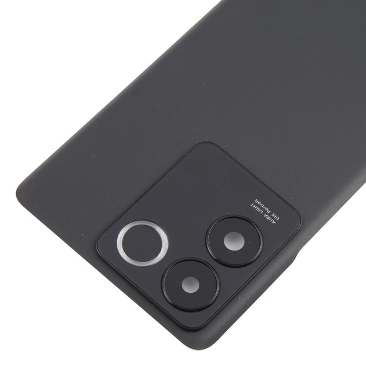 For vivo T2 Pro Battery Back Cover with Camera Lens Cover(Black) - Back Cover by PMc TechLife | Online Shopping South Africa | PMc TechLife | Buy Now Pay Later Mobicred