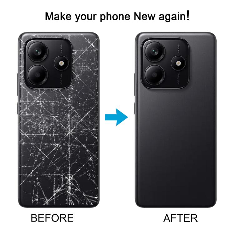 For Xiaomi Redmi Note 14 5G Original Battery Back Cover(Black) - free shipping - PMc TechLife - Order now!