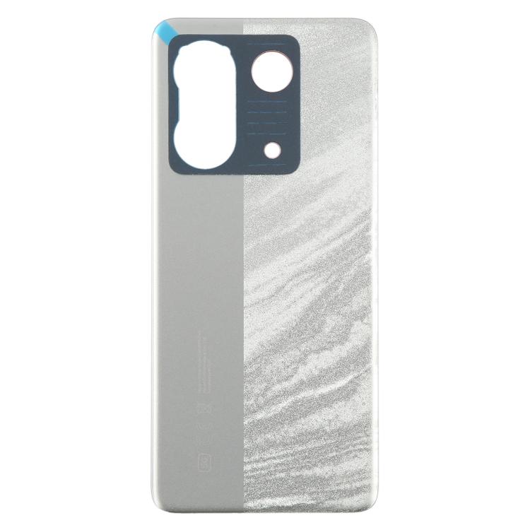 For Xiaomi Poco M7 Pro 5G Original Battery Back Cover(Silver) - Back Cover by PMc TechLife | Online Shopping South Africa | PMc TechLife | Buy Now Pay Later Mobicred