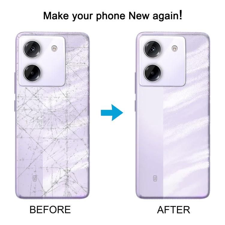 For Xiaomi Poco M7 Pro 5G Original Battery Back Cover(Silver) - Back Cover by PMc TechLife | Online Shopping South Africa | PMc TechLife | Buy Now Pay Later Mobicred