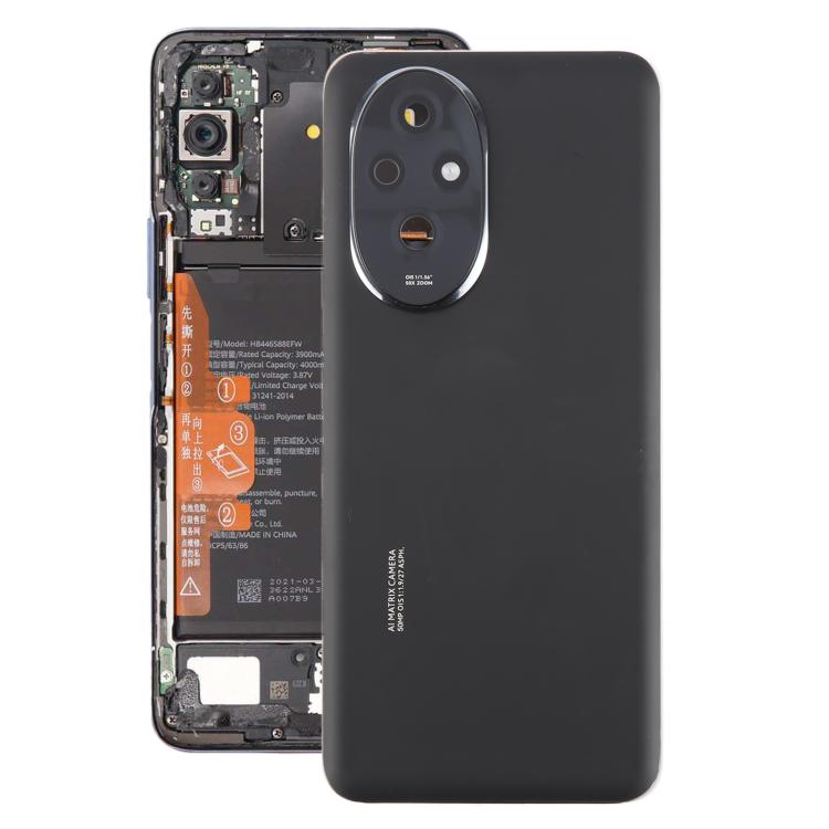 For Honor 200 OEM Battery Back Cover with Camera Lens Cover(Black) - Back Cover by PMc TechLife | Online Shopping South Africa | PMc TechLife | Buy Now Pay Later Mobicred