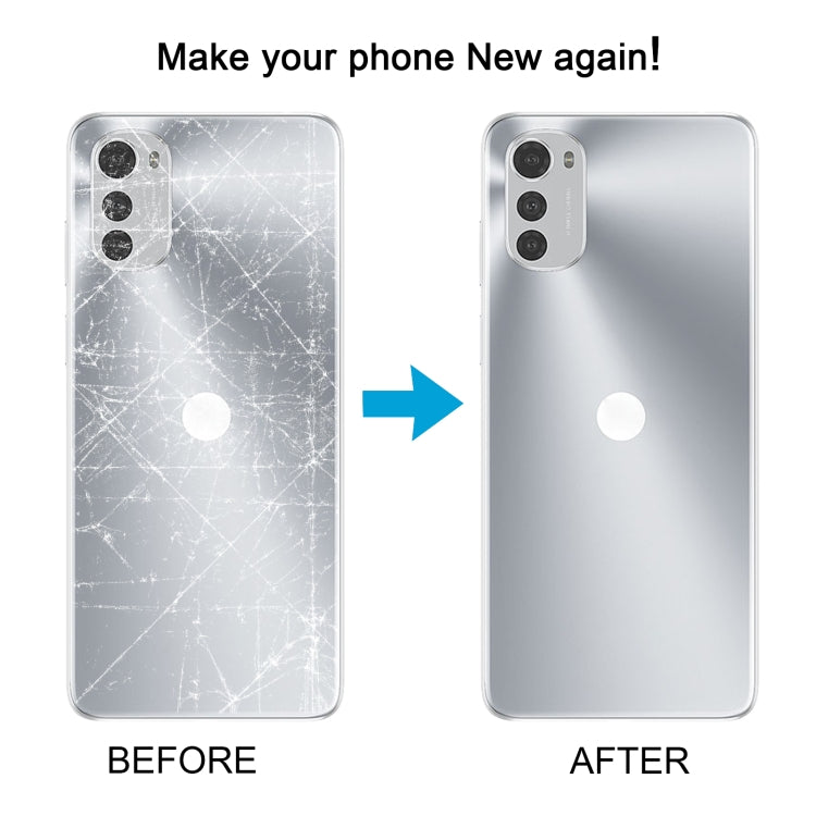 For Motorola Moto E32s Original Battery Back Cover(Grey) - Back Cover by PMC TechLife | Online Shopping South Africa | PMC TechLife