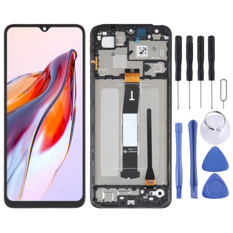 For Xiaomi Poco C55 OEM LCD Screen Digitizer Full Assembly with Frame - free shipping - PMC TechLife - Order now!