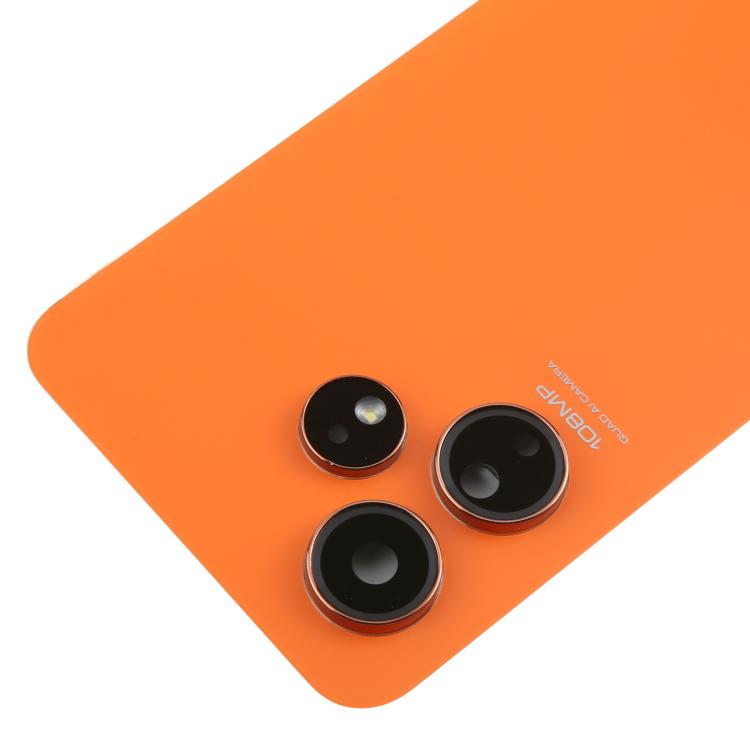 For Boost Celero 5G 2024 Glass Battery Back Cover(Orange) - Others by PMc TechLife | Online Shopping South Africa | PMc TechLife | Buy Now Pay Later Mobicred