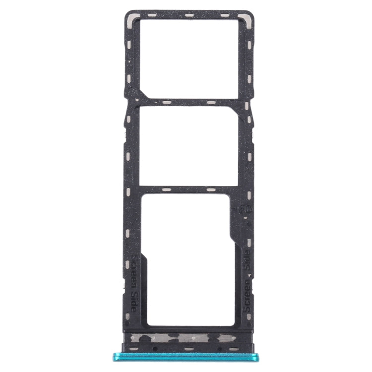 For Infinix Hot 9 Pro SIM Card Tray + SIM Card Tray + Micro SD Card Tray (Green) - Card Tray by PMc TechLife | Online Shopping South Africa | PMc TechLife | Buy Now Pay Later Mobicred