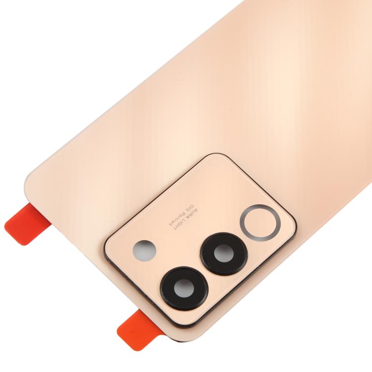 For vivo V29e Back Cover with Camera Lens Cover(Pink) - Back Cover by PMc TechLife | Online Shopping South Africa | PMc TechLife | Buy Now Pay Later Mobicred