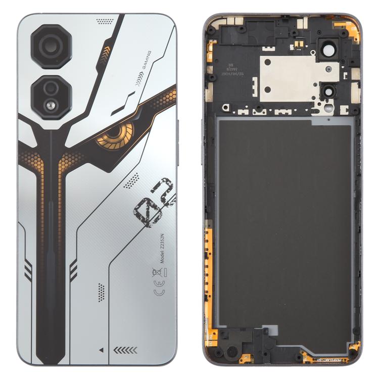 For ZTE nubia Neo 2 Z2352N Plastic Battery Back Cover with Camera Lens Cover(Silver) - For ZTE by PMc TechLife | Online Shopping South Africa | PMc TechLife | Buy Now Pay Later Mobicred