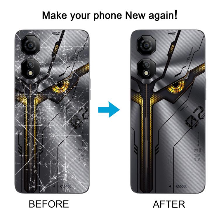 For ZTE nubia Neo 2 Z2352N Plastic Battery Back Cover with Camera Lens Cover(Silver) - For ZTE by PMc TechLife | Online Shopping South Africa | PMc TechLife | Buy Now Pay Later Mobicred