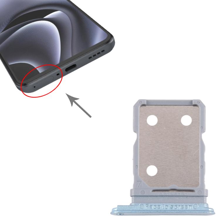 For Realme GT Neo2 Original SIM + SIM Card Tray (Blue) - Card Socket by PMc TechLife | Online Shopping South Africa | PMc TechLife | Buy Now Pay Later Mobicred