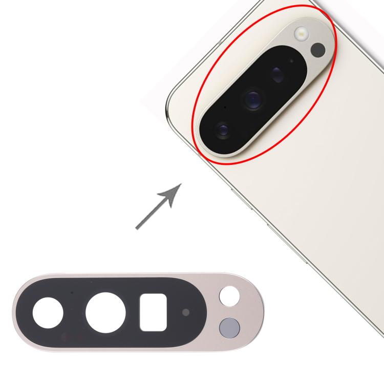 For Google Pixel 9 Pro XL Original Rear Camera Lens Cover (Gold) - Camera Parts by PMc TechLife | Online Shopping South Africa | PMc TechLife | Buy Now Pay Later Mobicred