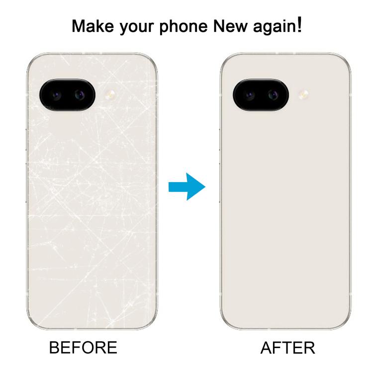 For Google Pixel 9a Original Back Cover(White) - Back Cover by PMc TechLife | Online Shopping South Africa | PMc TechLife | Buy Now Pay Later Mobicred