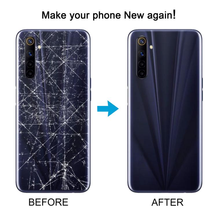 For Realme 6s OEM Back Cover(Black) - free shipping - PMc TechLife - Order now!