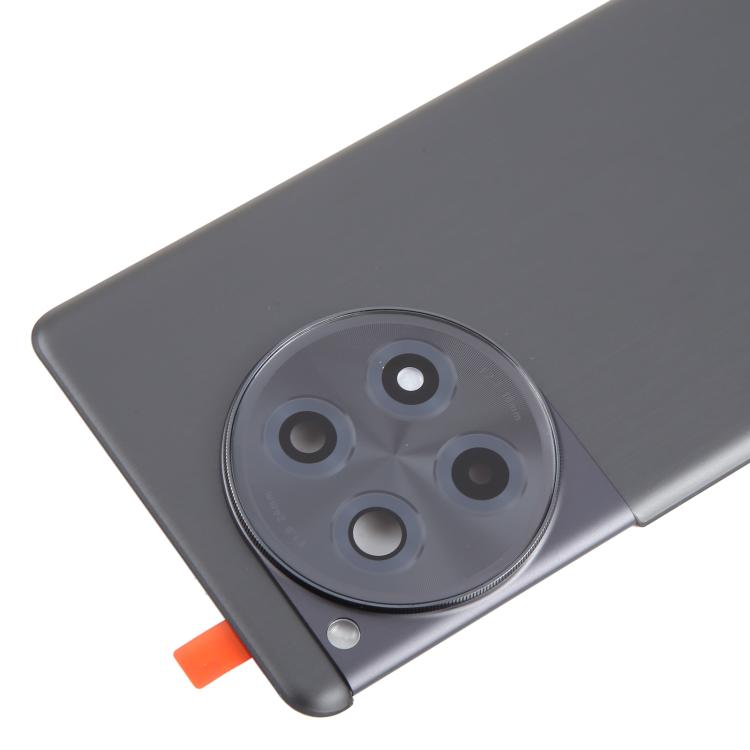 For OnePlus 12R Back Cover with Camera Lens Cover(Black) - free shipping - PMc TechLife - Order now!