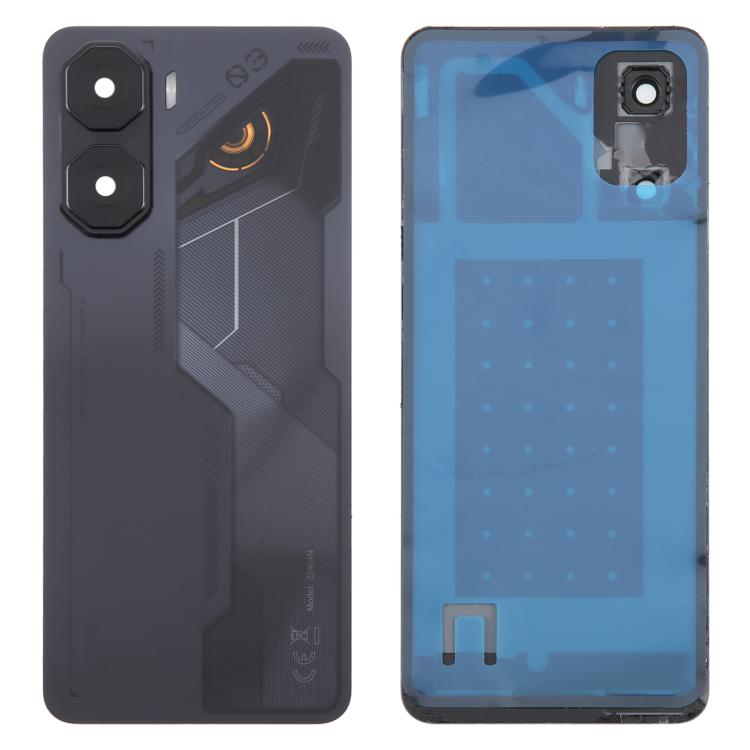 For ZTE nubia Neo 3 Plastic Battery Back Cover with Camera Lens Cover(Black) - free shipping - PMC TechLife - Order now!