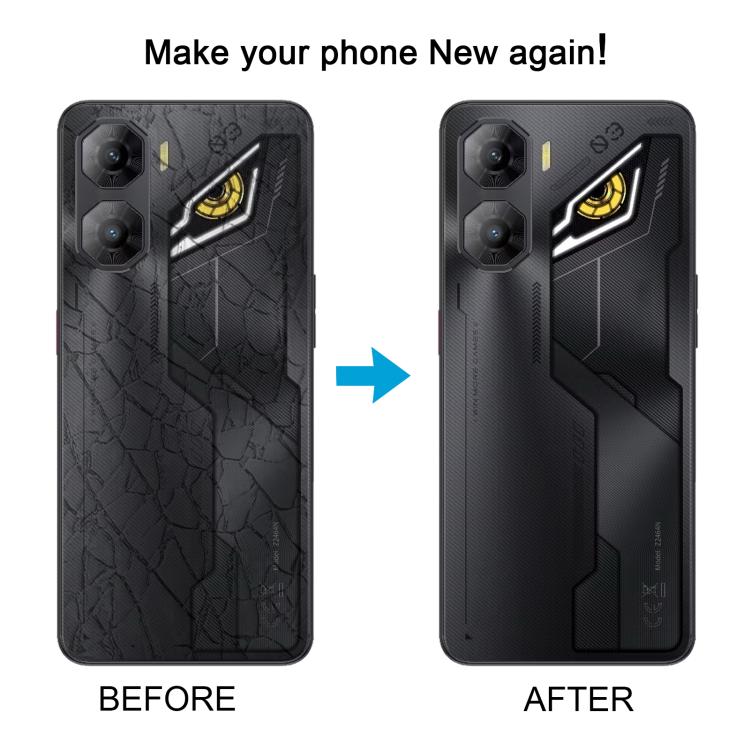 For ZTE nubia Neo 3 Plastic Battery Back Cover with Camera Lens Cover(Silver) - free shipping - PMC TechLife - Order now!
