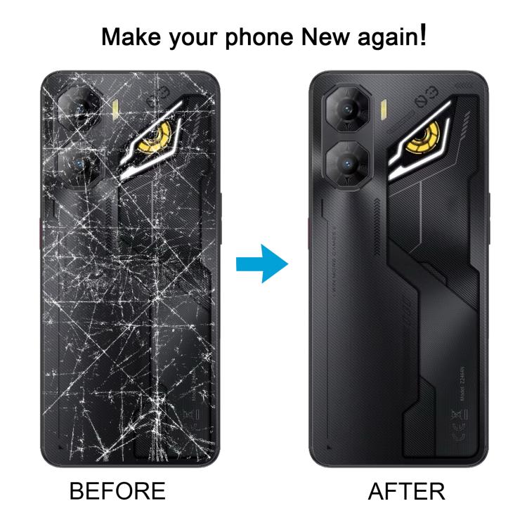 For ZTE nubia Neo 3 Plastic Battery Back Cover with Middle Frame / Camera Lens Cover(Black) - free shipping - PMC TechLife - Order now!