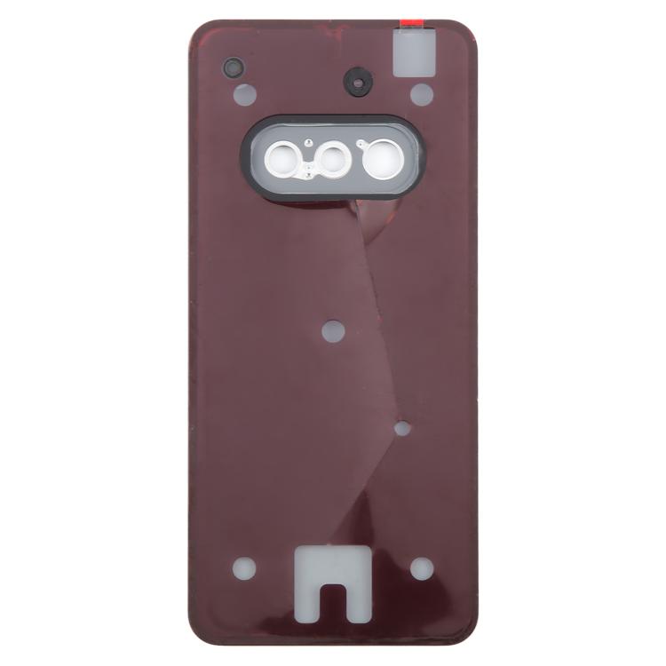 For Nothing Phone 3a A059 Glass Battery Back Cover with Camera Frame(Black) - free shipping - PMC TechLife - Order now!
