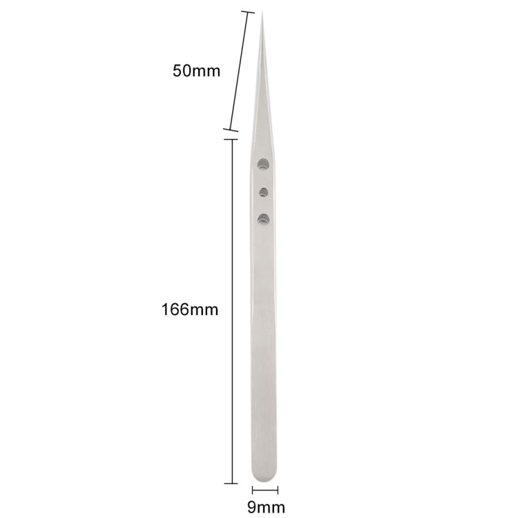 Aaa-12 Precision Repair Tweezers Long Pointed Stainless Steel - Tweezers by PMC TechLife | Online Shopping South Africa | PMC TechLife | Buy Now Pay Later Mobicred