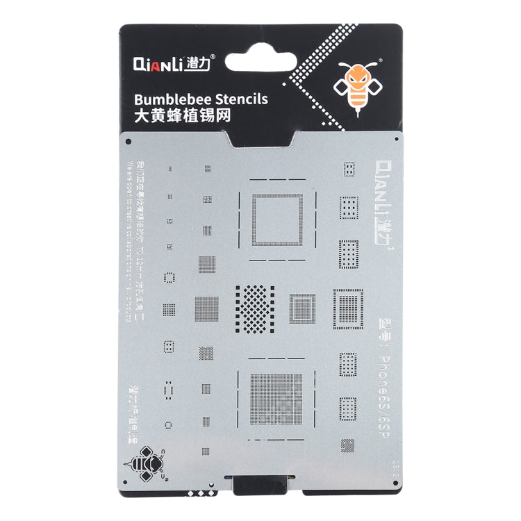 Qianli QS02 Bumblebee Stencils BGA Reballing Planting Tin Plate For iPhone 6s/6s Plus - BGA Stencils by PMC TechLife | Online Shopping South Africa | PMC TechLife | Buy Now Pay Later Mobicred