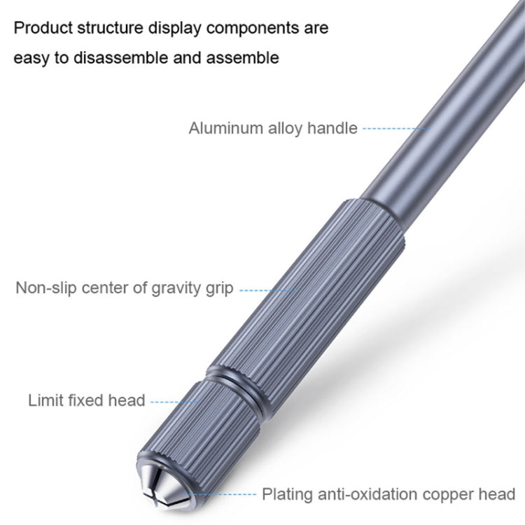 QIANLI iHilt 012 Aluminum Alloy Non-slip Low Center of Gravity Knife Hilt - Others by QIANLI | Online Shopping South Africa | PMC TechLife | Buy Now Pay Later Mobicred