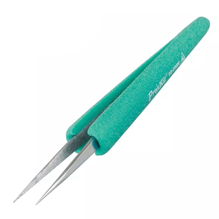 TZ-205N Anti-Static Anti-Skid Long Tip Tweezers - Tweezers by PMC TechLife | Online Shopping South Africa | PMC TechLife | Buy Now Pay Later Mobicred