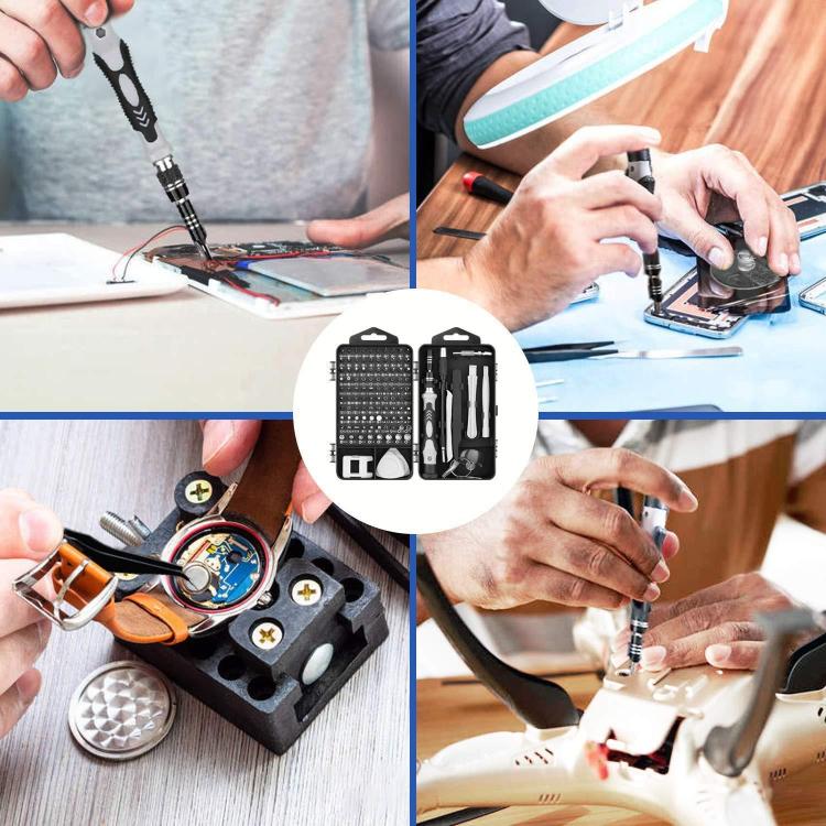 122 in 1 Precision Magnetic Screwdriver Kit (Purple) - Screwdriver Set by PMC TechLife | Online Shopping South Africa | PMC TechLife | Buy Now Pay Later Mobicred
