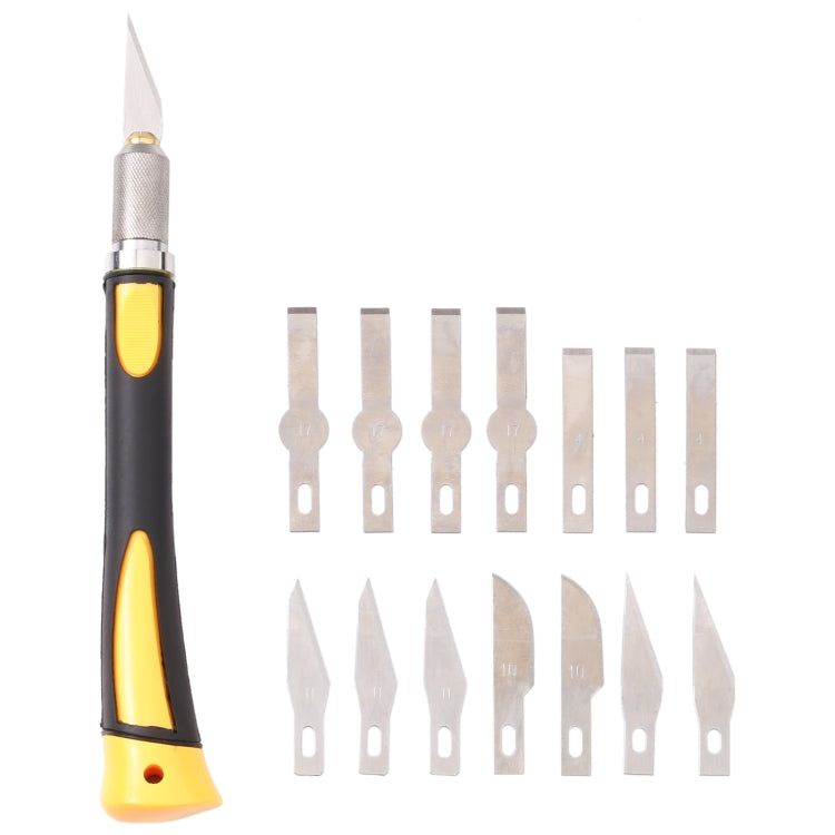 WLXY-9304 15 in 1 Non-Slip Handle Engraving Cutter - Tool Kits by PMC TechLife | Online Shopping South Africa | PMC TechLife | Buy Now Pay Later Mobicred