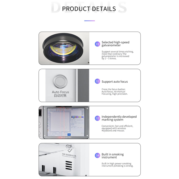 TBK 958F 20W 1064nm Automatic Separate Laser Separator, EU Plug - free shipping - PMC Jewellery - Order now!