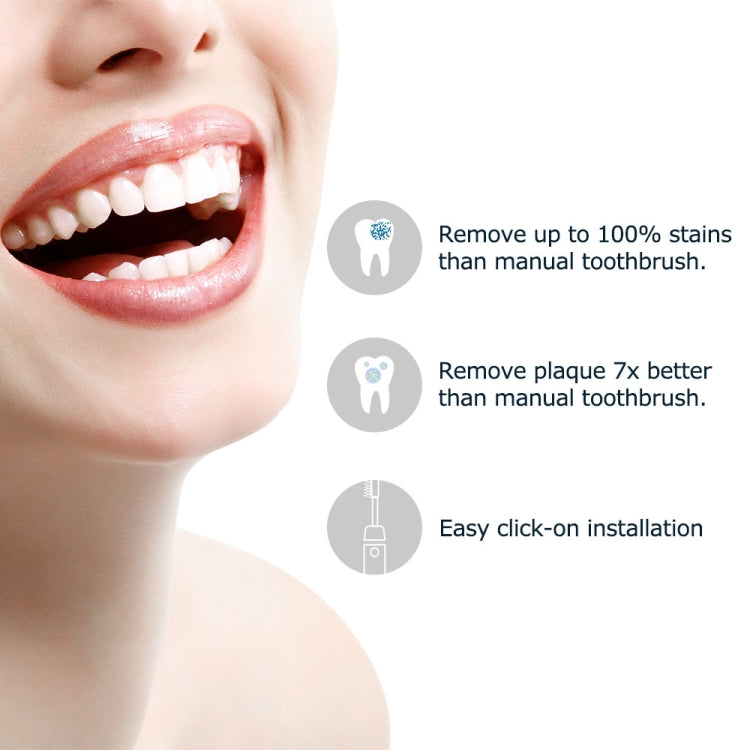 4 PCS D903/D904 Replacement Brush Heads for Mornwel D01(White) - Replacement Brush Heads by PMC TechLife | Online Shopping South Africa | PMC TechLife | Buy Now Pay Later Mobicred