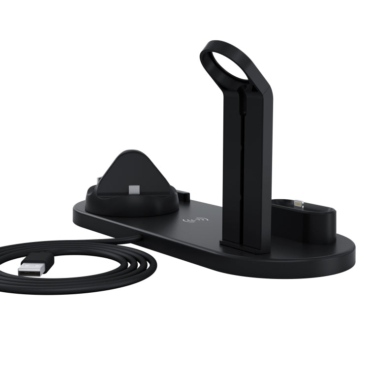 HQ-UD15 Rotatable Wireless Charging Base with Stand for Phones / iWatches / AirPods (White) - Multifunction Charger by PMC TechLife | Online Shopping South Africa | PMC TechLife