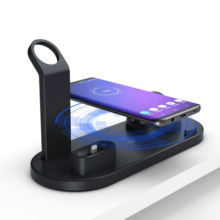 HQ-UD15 Rotatable Wireless Charging Base with Stand for Phones / iWatches / AirPods (White) - Multifunction Charger by PMC TechLife | Online Shopping South Africa | PMC TechLife