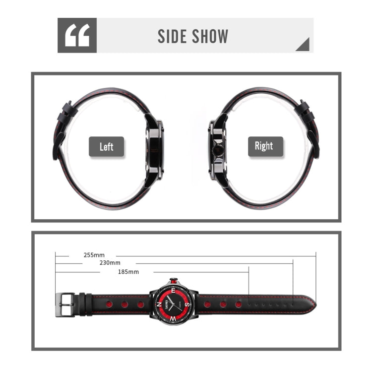 SKMEI 9211 Fashion Sports Stereo Dial Luminous Pointer Creative Watch Business Trend Men Quartz Watch(Black) - free shipping - PMC TechLife - Order now!